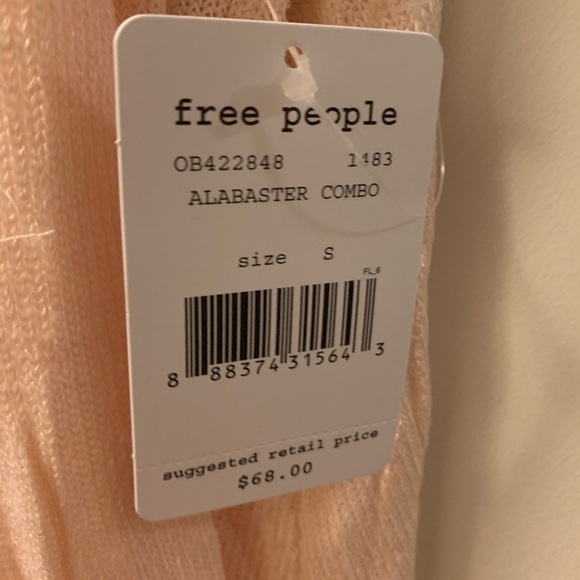 NWT Free People Hacci Twist Back Knit Top - Picture 5 of 5